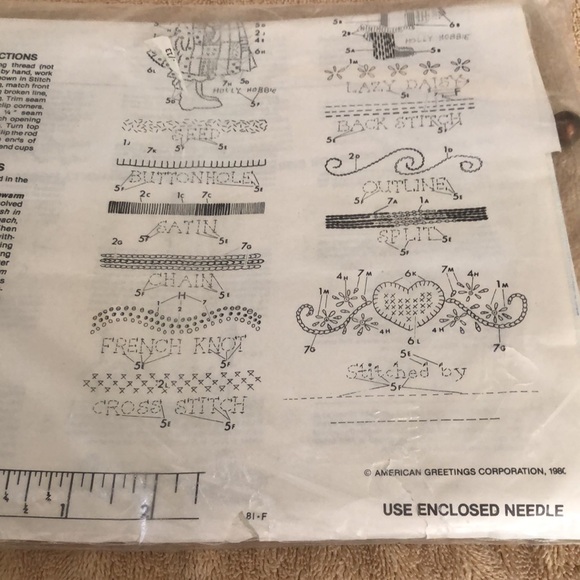 NIP Paragon Needlecraft Cross Stitch/Embroidery Sampler - Picture 4 of 5